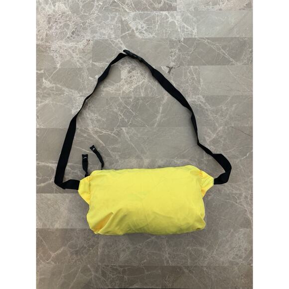 Vintage Nike Climafit Tech Jacket Men's XL Yellow Packable Hooded 90s - Picture 3 of 13